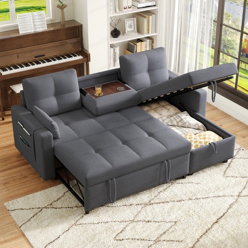 Shaped corner sofa bed - l-shaped,