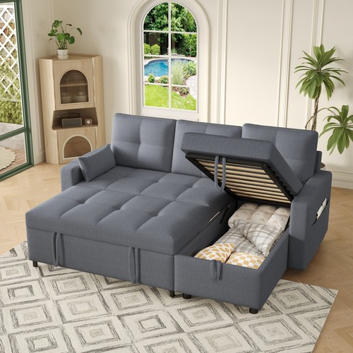 Shaped corner sofa bed pull - shaped,