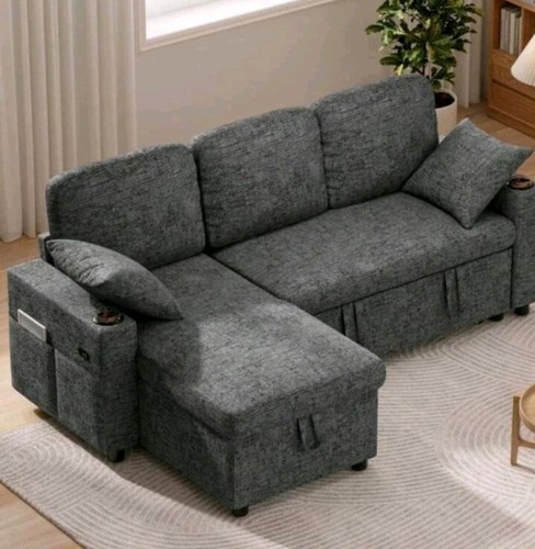 Shaped sofa bed seater - l-shaped, 3