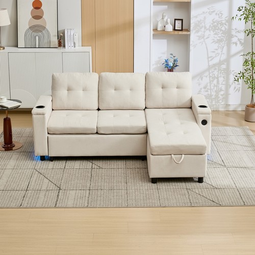 Shaped sofa bed - l-shaped, seater