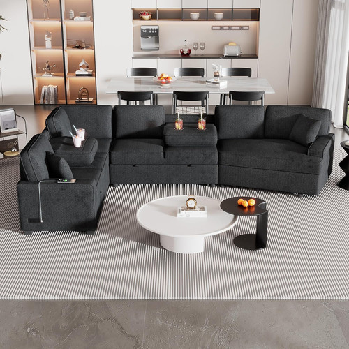 126 inch shaped sectional - 126-inch,