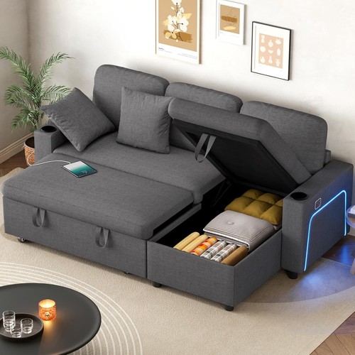 Corner sofa bed shaped - corner,