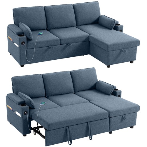 Homcom corner sofa bed - homcom,