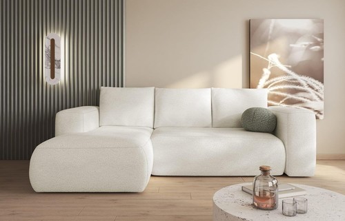 Lami creme boucle - boucle, sofa