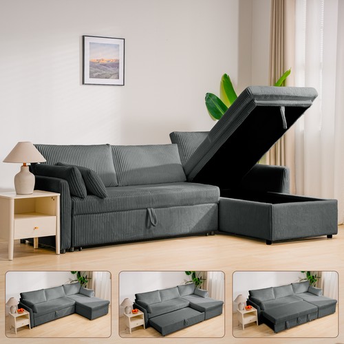 Seater sofa bed with storage - seater,