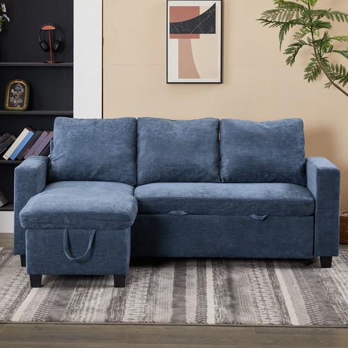 Shaped corner sofa bed with - corner,