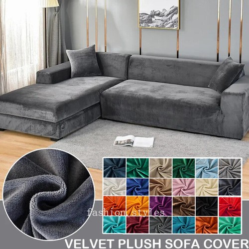 Velvet sofa cover thick - velvet,