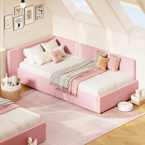 Twin size daybed with bed - twin,