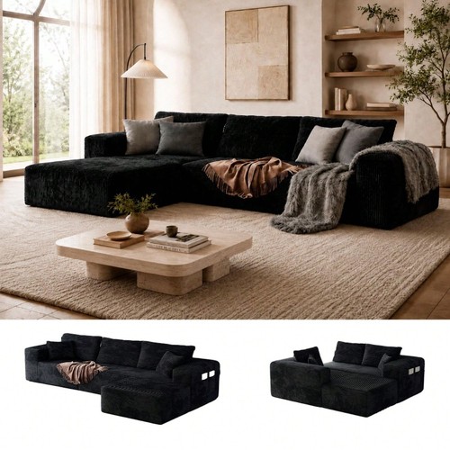 Boneless sectional for living - sectional,